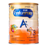 美赞臣(Mead Johnson)安儿宝A+幼儿配方奶粉 3段900g克*6罐（整箱装）