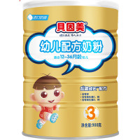 贝因美金装智赢成长幼儿配方奶粉3段800g *6罐