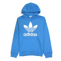 Adidas/阿迪达斯 三叶草男卫衣2016春秋新款运动休闲连帽耐磨套头衫O57660
