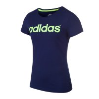 adidas阿迪达斯 2016夏季 NEO女子运动休闲修身短袖T恤 AY2773