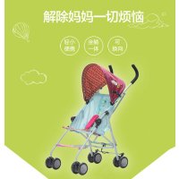 priori婴儿推车手推伞车简易折叠超轻便携折叠小孩儿童宝宝四轮避震