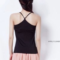 雅泊妮2016新品女吊带背心莫代尔吊带打底衫 显瘦修身吊带衫