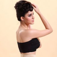 雅泊妮2016女式抹胸 防走光女士蕾丝裹胸 莫代尔女式裹胸抹胸 均码512