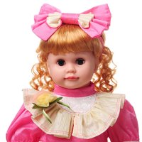 超级逗逗智能洋娃娃眨眼动嘴对话会说话的女孩玩具儿童礼物 24047-9-28