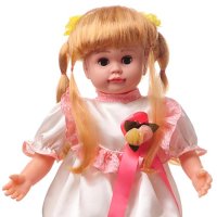 超级逗逗智能洋娃娃眨眼动嘴对话会说话的女孩玩具儿童礼物24047-9-40