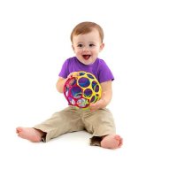 Oball奥波软球摇铃弹性球 婴儿手抓球 可选孩子礼物柔软牙胶软儿童礼物 81035奥波摇铃大号软球