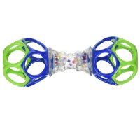 Oball奥波软球摇铃弹性球 婴儿手抓球 可选孩子礼物柔软牙胶软儿童礼物 81107奥波哑铃