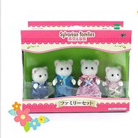森贝儿森林动物家族 sylvanian families 女孩玩具 家族套 波斯猫家族SF31378