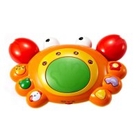 澳贝（AUBY)益智玩具 好问爬行小蟹 运动爬行婴幼儿童早教启智声光玩具 6-12个月463307DS