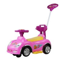 澳贝（Auby）学步车欢乐扭扭车小象音乐滑行车手推车奥贝1-3岁益智玩具 粉色464101DS