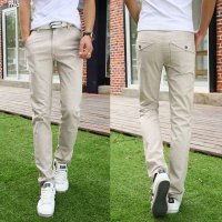 骆菲诗2016新款亚麻透气休闲男士长裤子 时尚都市薄款修身直筒休闲男裤180款