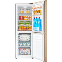 美的(Midea)冰箱双门冰箱BCD-190CM(E) 阳光米 节能静音两门家用冰箱