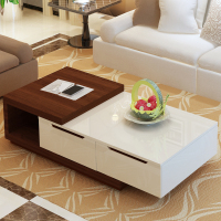 伸缩茶几 简约现代茶几小户型 烤漆储物电视柜茶几组合 客厅家具 家具套装