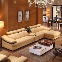 欧尚杰进口中厚皮高档客厅皮沙发 真皮沙发加厚牛皮 皮艺沙发组合家具