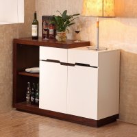 欧尚杰简约时尚餐边柜 碗柜厨房柜多功能储物橱柜烤漆酒柜收纳柜