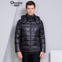 迪欧达冬季中年短款羽绒服 面包服休闲冬装男修身新款商务DX4282