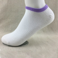 老头夫皇 新品船袜纯棉白色隐形袜薄款袜子FW1040混色7双装