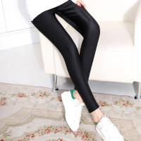 老头夫皇 秋冬绒磨毛打底裤女士外穿光泽裤大码长裤FH6022