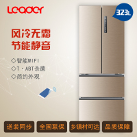 海尔统帅（leader）BCD-323WLDEBU1 323升多门冰箱 风冷无霜 电脑控温 2级能效 智能冰箱（乐享金）