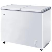 海尔(Haier) FCD-215SEA冷柜 双温 顶开式 卧式冰柜 双门冷藏冷冻大容量