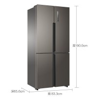 Haier/海尔 470升变频风冷无霜十字对开门冰箱 四门四开门电冰箱家用