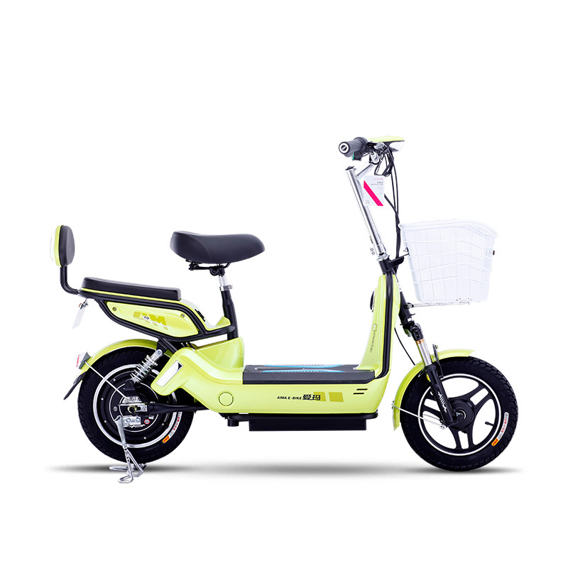 爱玛电动车自行车48v20ah时尚电动车长续航实用款小辣椒
