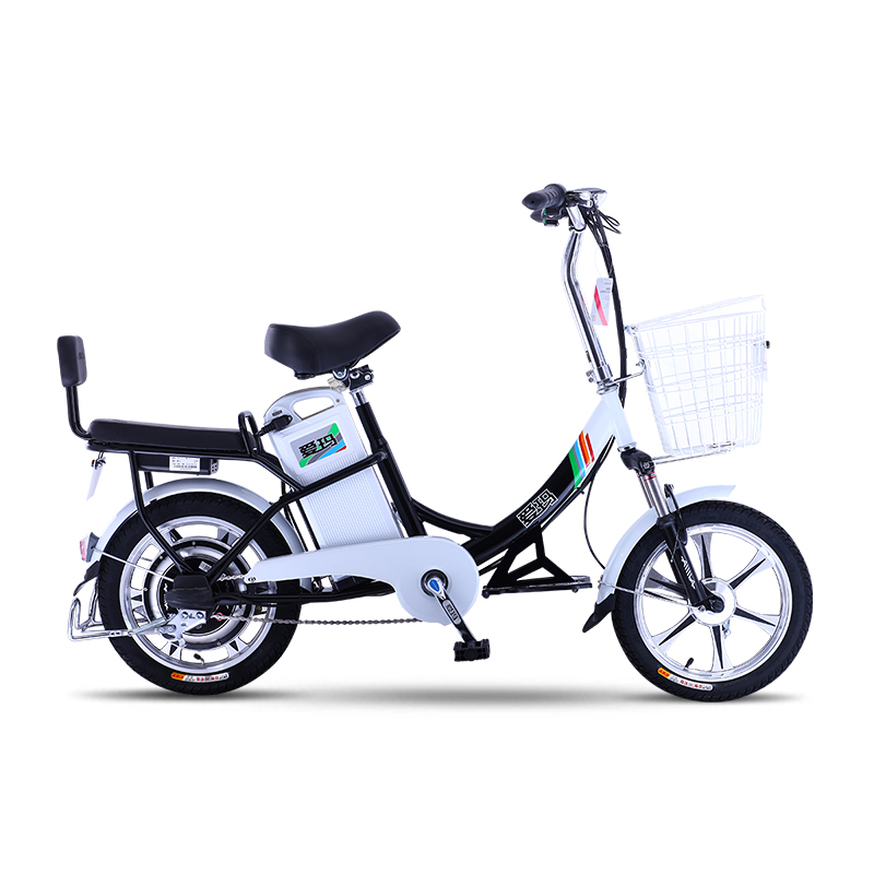 爱玛电动车自行车36v新coco内含报警器加置蝴蝶踏板高效制动装置安全