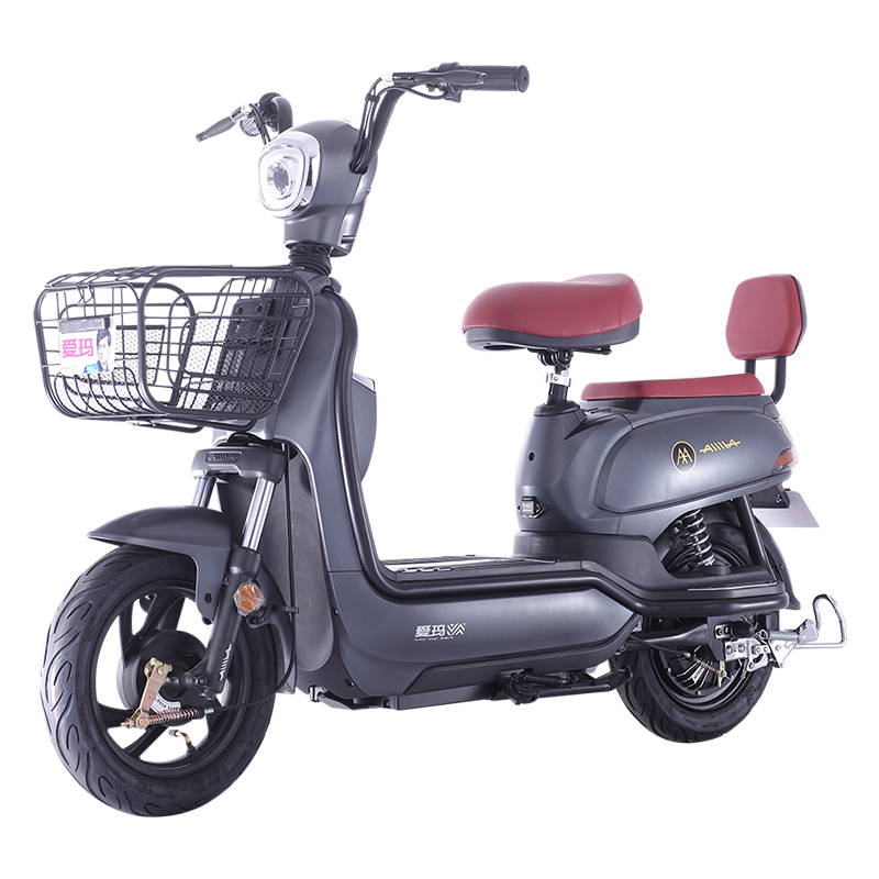 爱玛电动车新款48v20a铅酸电池真空轮胎400w动力电机小玛a2