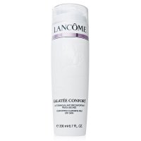 Lancome兰蔻 白莲花温和清滢洁面卸妆乳200ml粉色中干性
