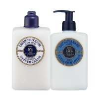 L'occitane欧舒丹套装 乳木果沐浴露250ml 身体乳250ml