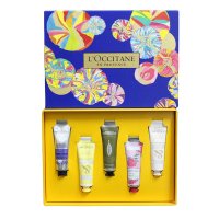 L'occitane/欧舒丹护手霜五件套装樱花+乳木果+杏仁+马鞭草+玫瑰 30ml*5