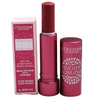 L'occitane欧舒丹 牡丹芍药无暇润色唇膏SPF25 4g 防晒保湿 玫瑰红梅色