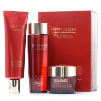 Estee Lauder雅诗兰黛红石榴水3件套装 晚霜50ml榴洗面奶125ml化妆水200ml (香港直发)