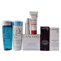 Lancome兰蔻旅行套装组合装 卸妆微整水晚霜肌底液冰钻眼霜BB唇膏