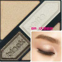 KATE/凯婷眼影 黑白混彩眼影3.2g 放大黑瞳澄透眼白 BR-1大地棕色(香港直发)