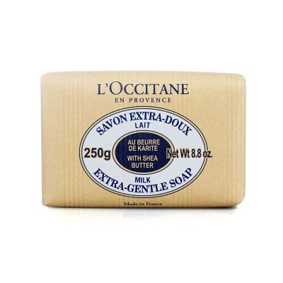 L'occitane欧舒丹皂 乳木果牛奶味护肤香皂250g 清洁润肤 MILK牛奶味