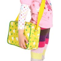 诗克恰儿童单肩斜背包满版换版印花背包男童女童包包尼龙斜背包