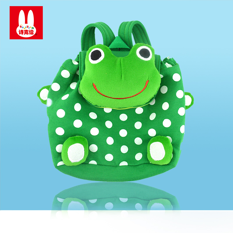 诗克恰日韩毛绒背包可爱卡通形象儿童背包