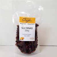 Always Organics Sultanas 有机认证无核葡萄干250g