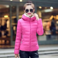 2018秋冬女装新款中长款棉衣棉服高领收腰加厚外套女冬