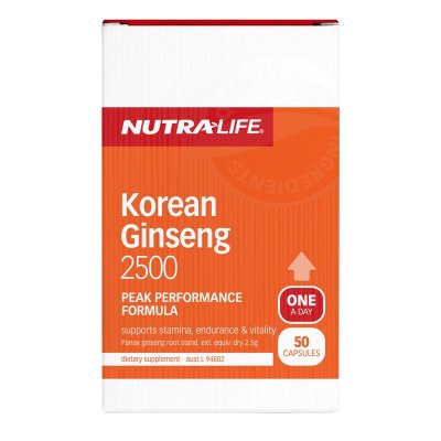 NutraLife 纽乐 高丽参人参胶囊 50粒装