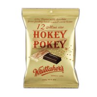 Whittaker's 惠特克 迷你12块袋装 蜂蜜颗粒黑巧克力 180g