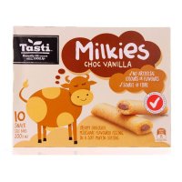 Tasti 达西媞 (香草)牛奶巧克力蛋糕卷 内心丰富的夹心卷 10只