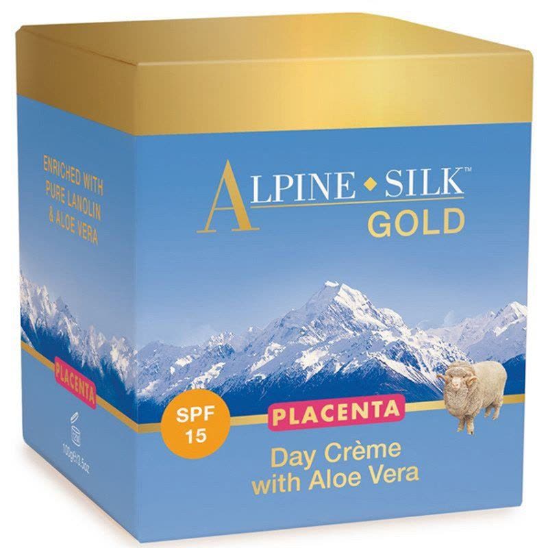 Alpine Silk 黄金羊胎素精华+SPF15绵羊油日霜 100g图片