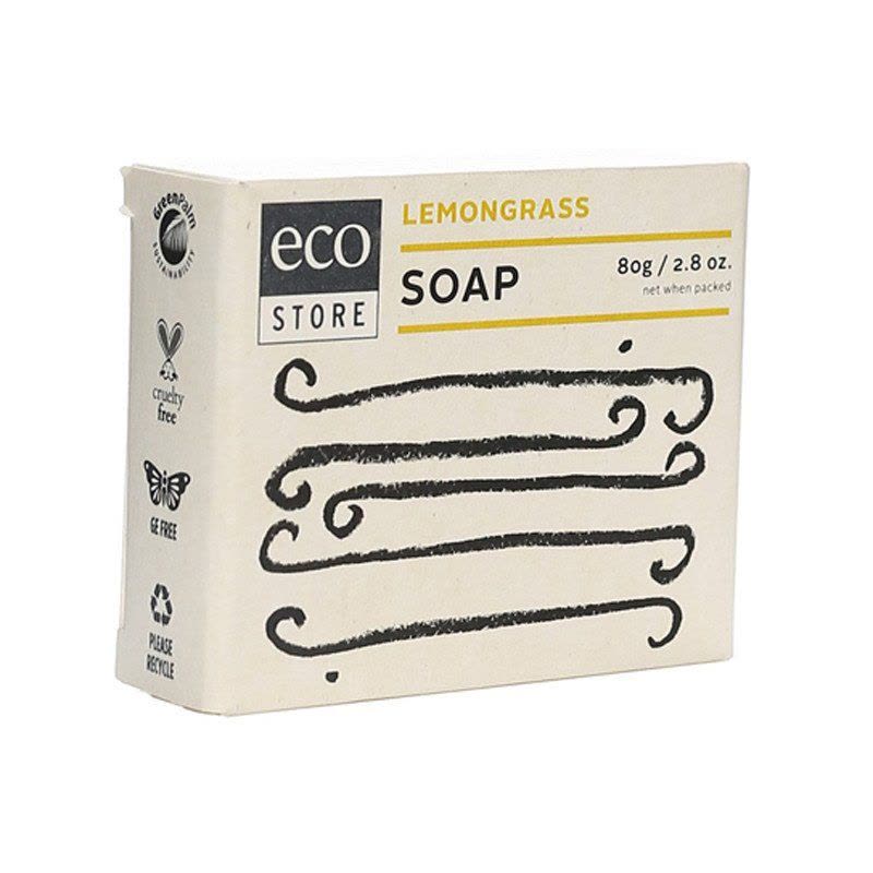 Eco Store 天然柠檬草润肤皂 80g*3图片