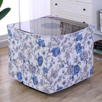 家用烤火电暖桌罩子电暖炉布罩正方形取暖桌布罩套子电炉罩(颜色随机,不支持自选,赠品,勿拍)