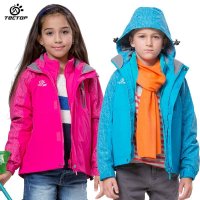 TECTOP 2015新品秋冬儿童三合一冲锋衣正品两件套 JW5108