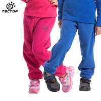 TECTOP 儿童款户外加厚摇粒抓绒长裤 大码 防风保暖