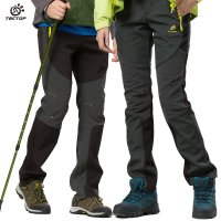 TECTOP 户外防水加厚男女软壳裤 情侣保暖防风裤 PW5299