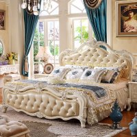 欧式床双人床法式浪漫床白色1.8/1.5米地中海田园公主床